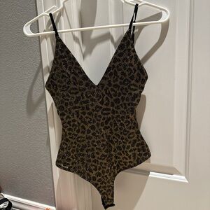 Lovers+Friends Leopard Print Bodysuit